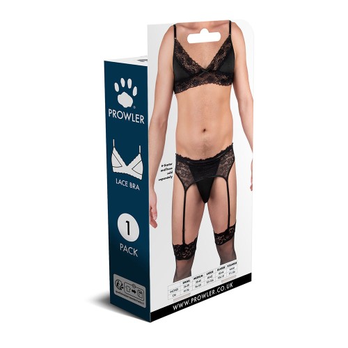 Sosten Prowler de Encaje Negro 2XL