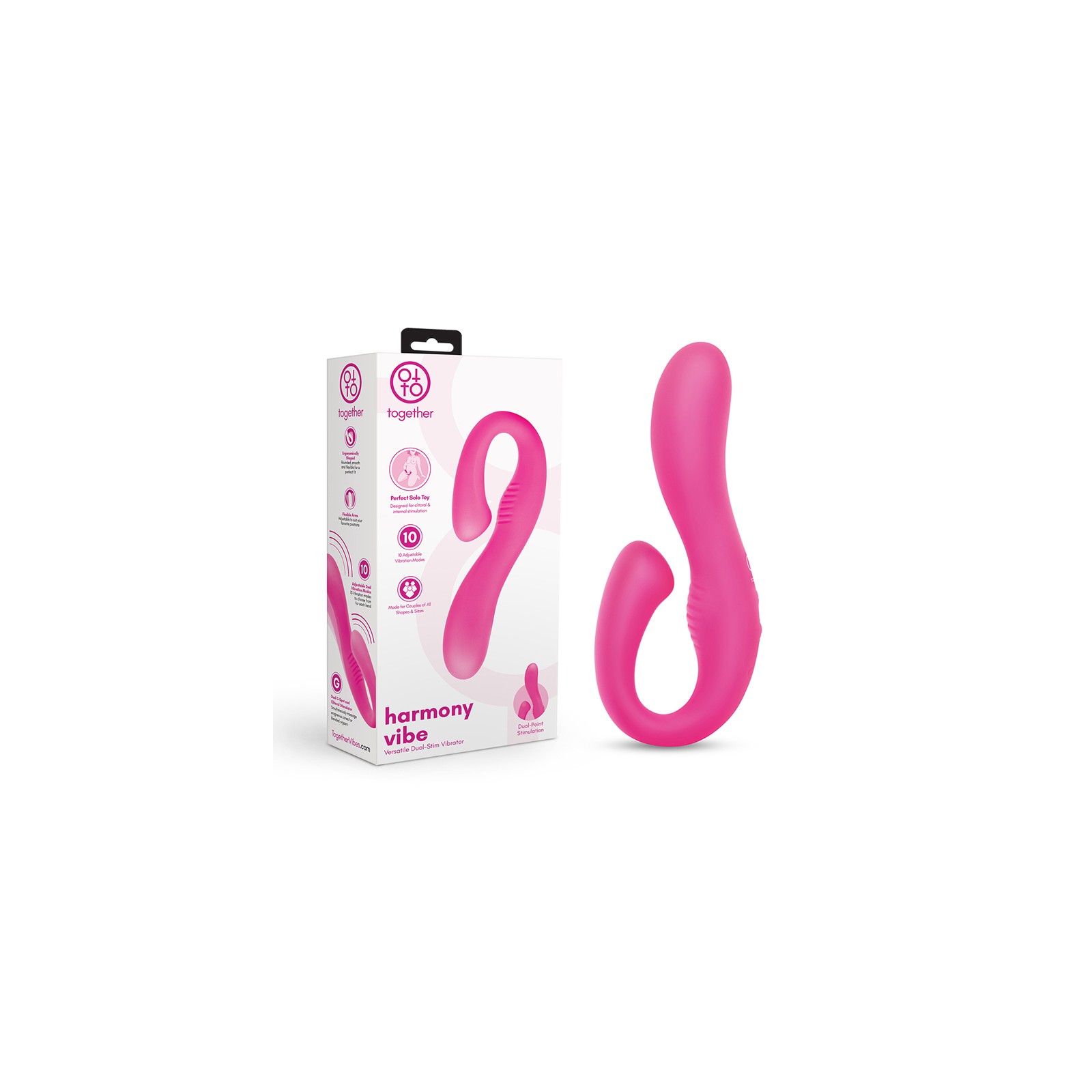 Together Couples Harmony Vibe - Luxurious Silicone Vibrator