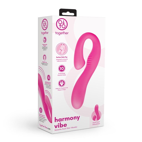 Vibrador de Parejas Harmony - Vibrador de Silicona Lujo