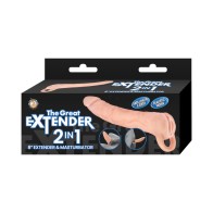 The Great Extender 2-in-1 8 inch Masturbator