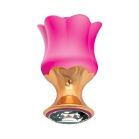 Goddess Diamond Bloom Massager Fuchsia