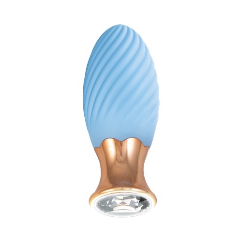 Goddess Diamond Tulip Massager Blue