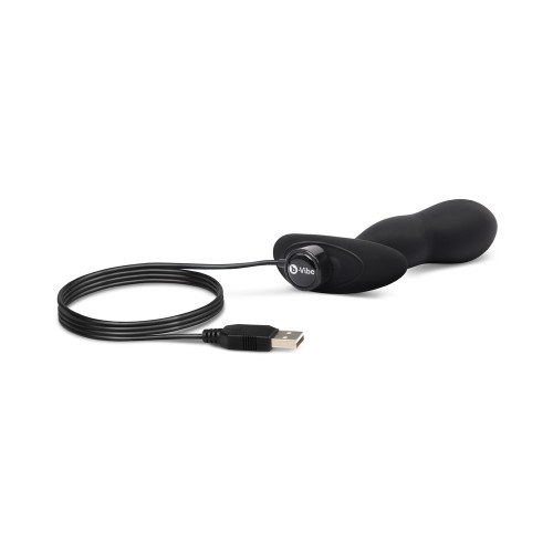 b-Vibe Large Vibrating P-Spot Snug Plug with Remote Control