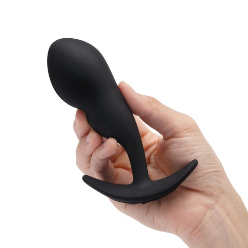 b-Vibe Large Vibrating P-Spot Snug Plug with Remote Control