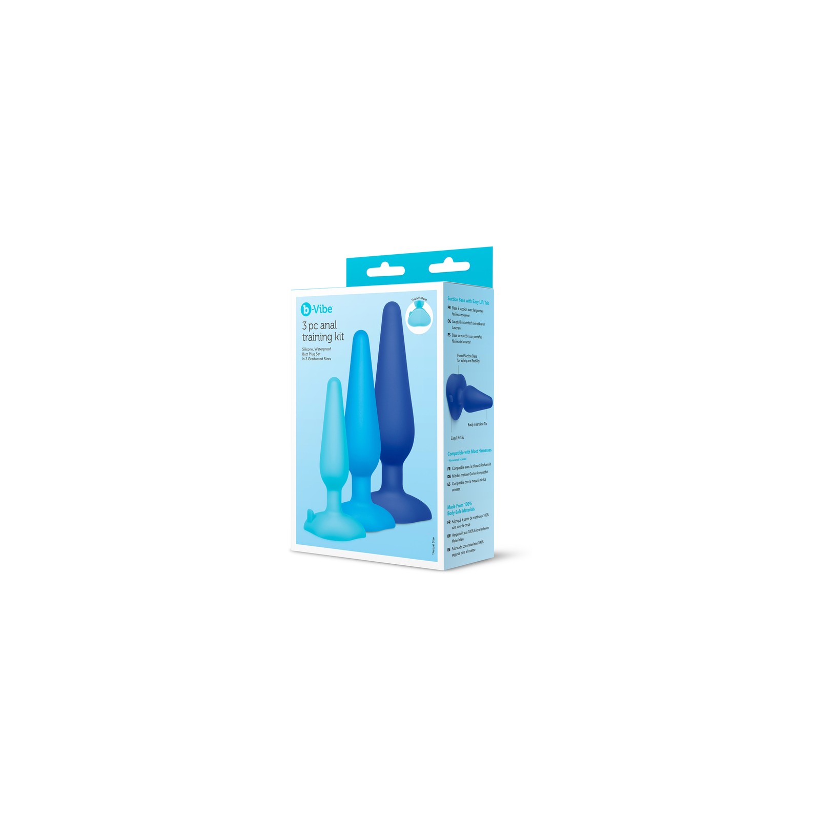 Kit de Plugs Anales b-Vibe de 3 Piezas para Placer