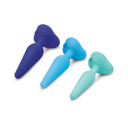 Kit de Plugs Anales b-Vibe de 3 Piezas para Placer