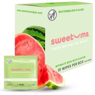 Sweetums Watermelon Intimate Wipes - Fresh and Fun