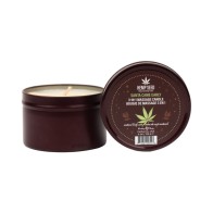 Vela de Masaje de Semilla de Cáñamo Earthly Body - Indulgencia Aromática