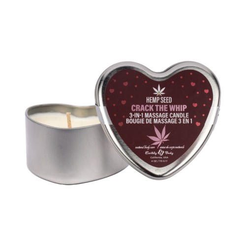 Hemp Seed Valentine's Massage Candle - 3-in-1