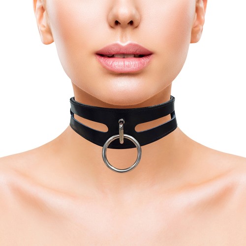 Collar de Cuero Rouge para BDSM