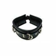 Collar de Cuero Acolchado Rouge para Juegos BDSM