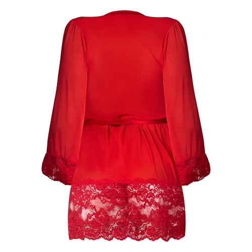 Robe Sugar High de Manga 3/4 Roja L/XL