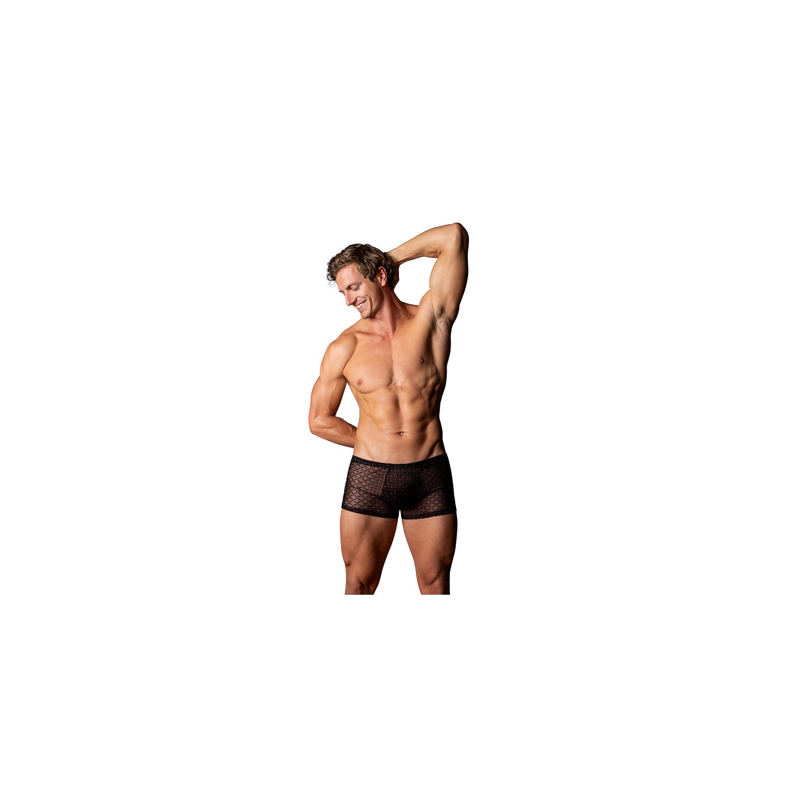 Male Power Widow Maker Uplift Mini Short in Black