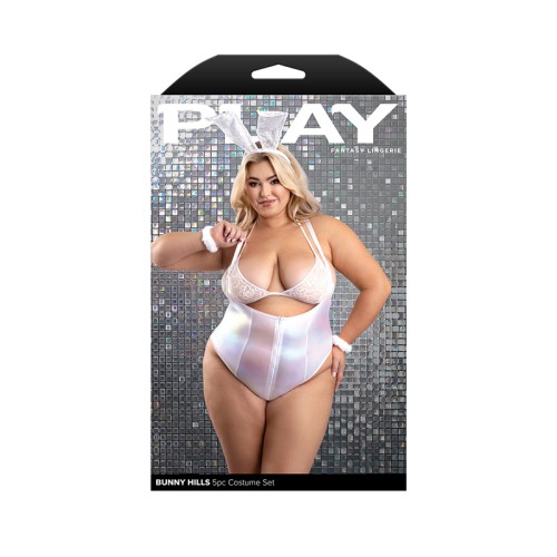 Fantasy Lingerie Play Bunny Hills 5-Piece Costume Set