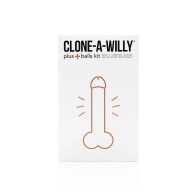 Kit de Moldeo Clone-A-Willy Plus con Testículos - Crea Tu Propio