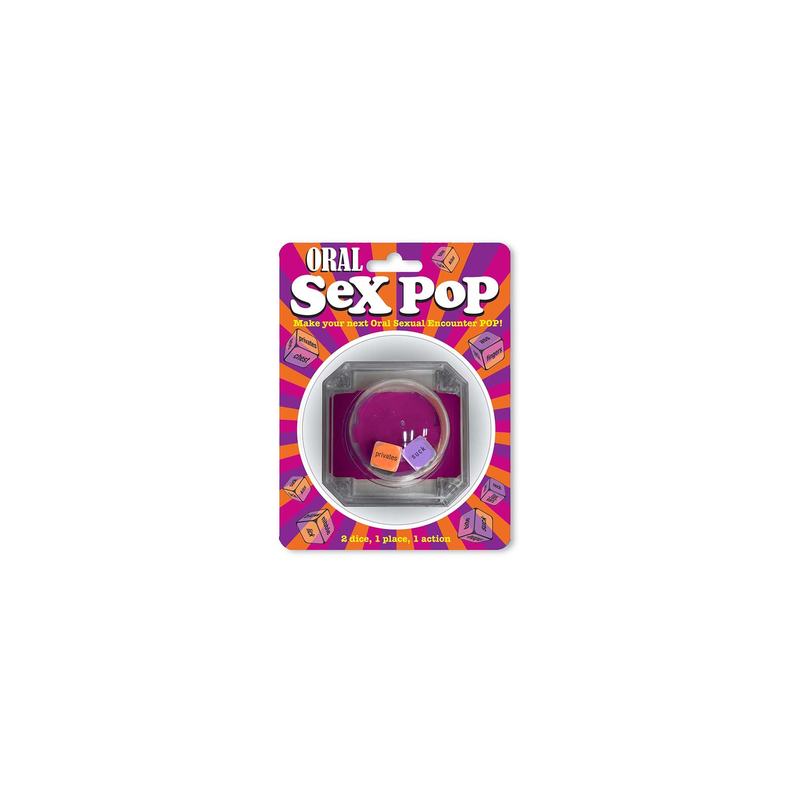 Oral Sex Pop Dice Game - Fun for Couples