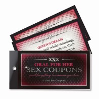 Naughty Sex Coupons to Enhance Intimacy