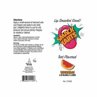 Lubricante Lickable de Sandía Smack Tarts 4 oz.