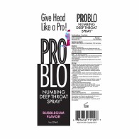 Pro Blo Spray Numbing Deep Throat para Placer Oral Mejorado