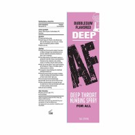 Deep AF Numbing Throat Spray Bubblegum 1 oz.