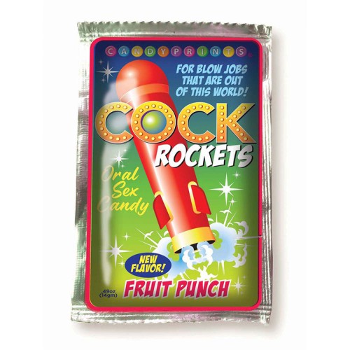 Cock Rockets Caramelos Orales Sabor Fruta Punch