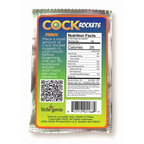 Cock Rockets Caramelos Orales Sabor Fruta Punch