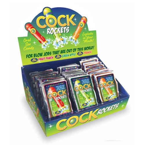 Cock Rockets Assorted Flavor Candy - Tasty Fun