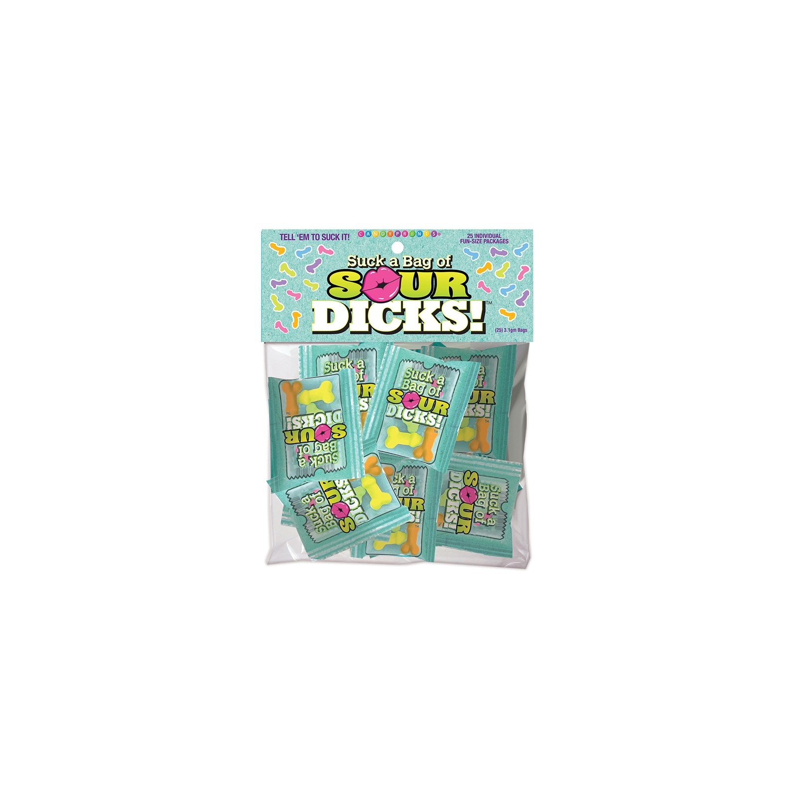 Suck a Bag of Sour Dicks Party Candies