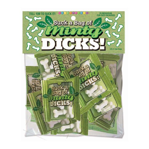 Suck a Bag of Minty Dicks - Fun Candy for Parties