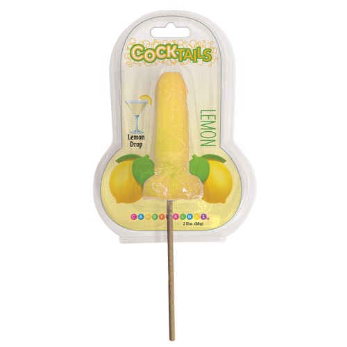 Cocktail 3D Lollipops Lemon Flavor for Parties