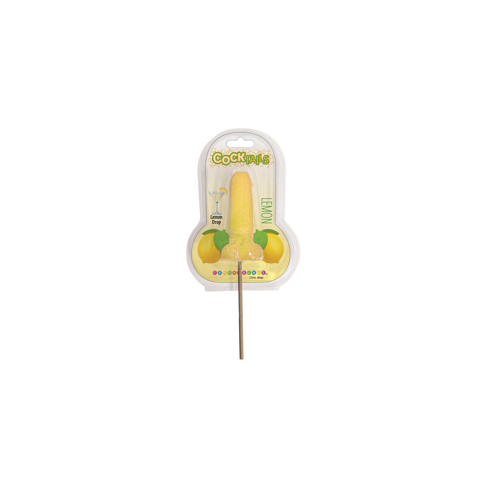 Cocktail 3D Lollipops Lemon Flavor for Parties