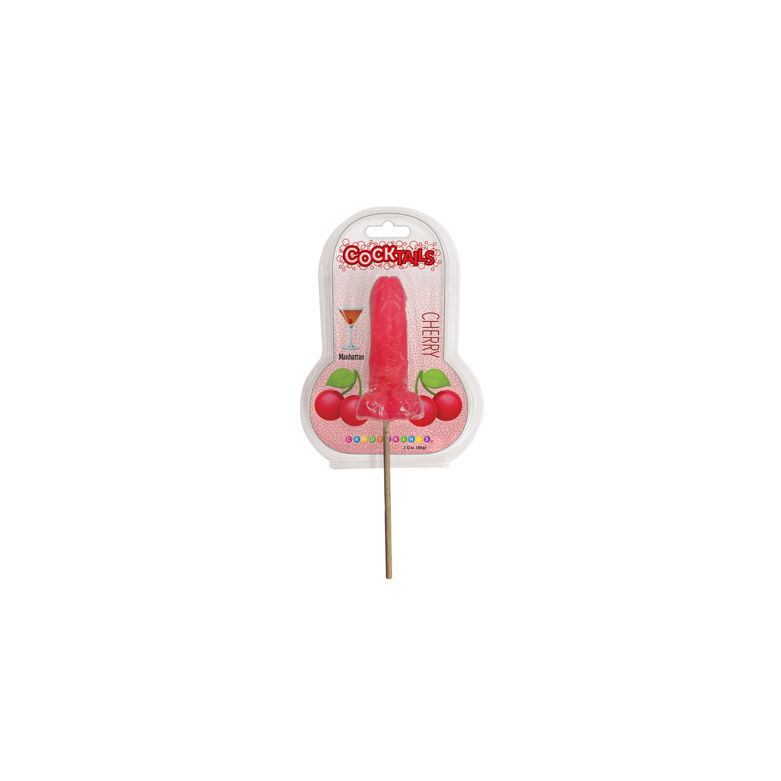 Cocktail 3D Cherry Flavor Lollipops for Fun Occasions