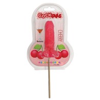 Cocktail 3D Cherry Flavor Lollipops for Fun Occasions