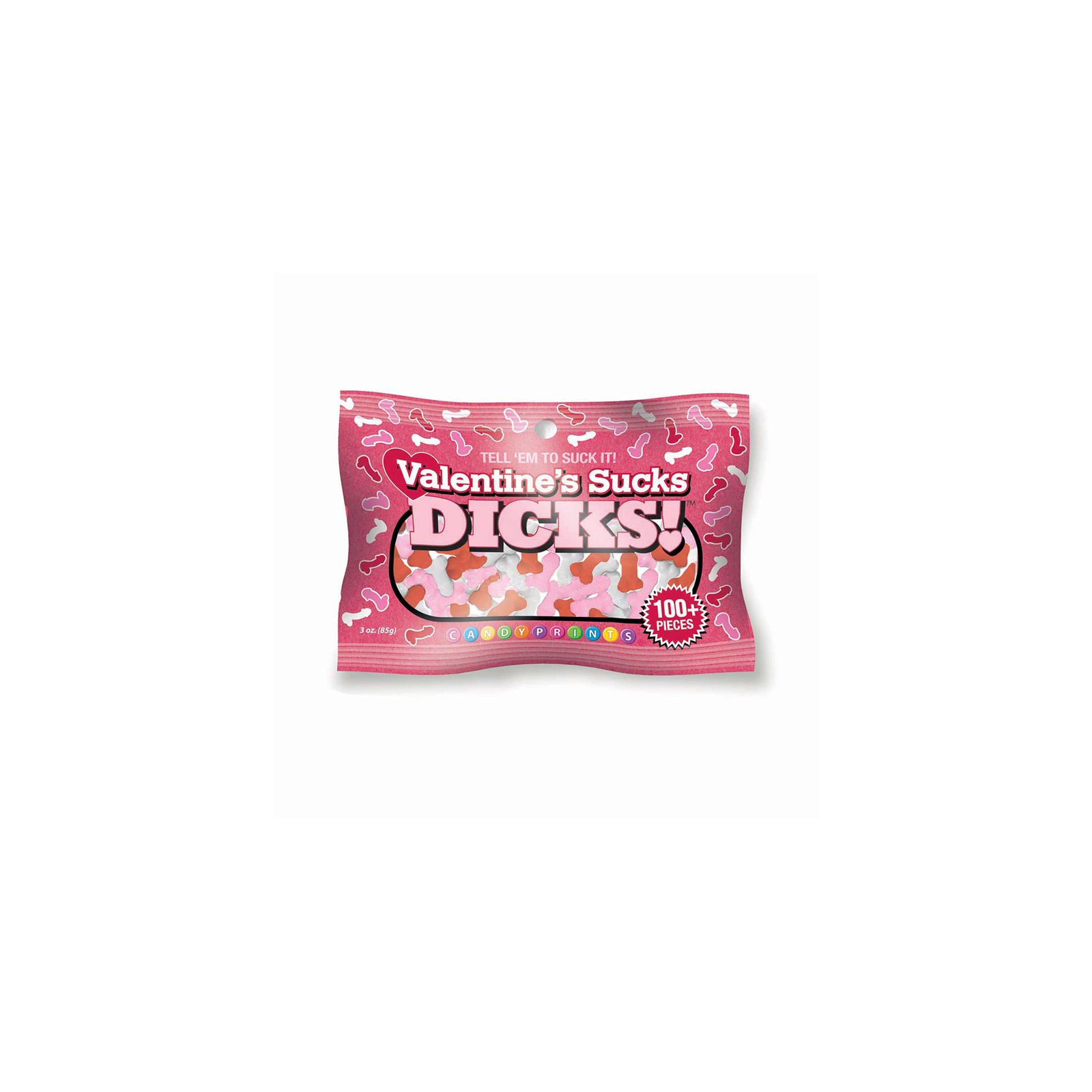 Bolsa de 3oz de Dulces Valentine's Sucks Dicks - Ríe y Disfruta