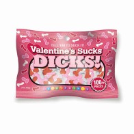 Bolsa de 3oz de Dulces Valentine's Sucks Dicks - Ríe y Disfruta