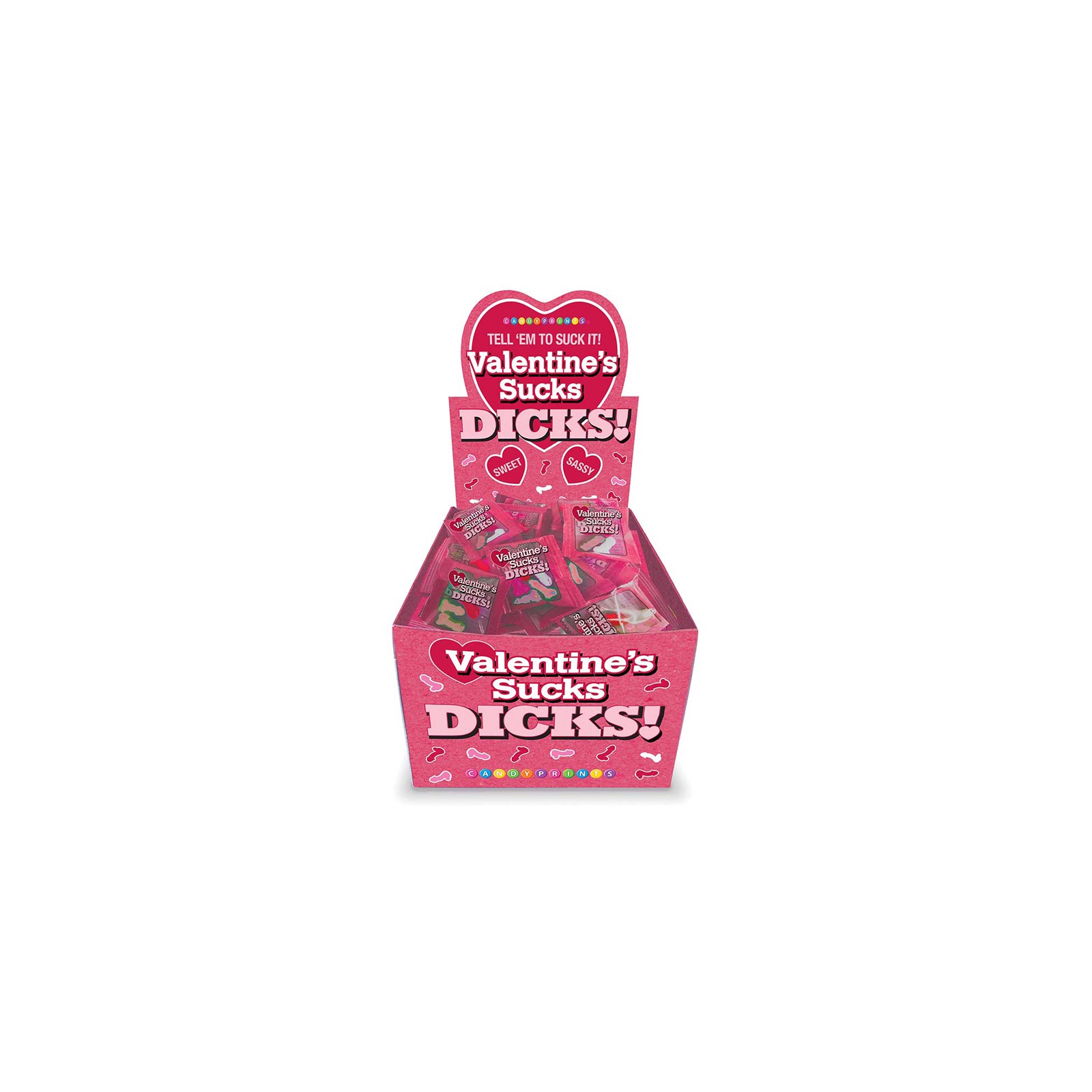 Valentine's Sucks Dicks 100-Pack Display