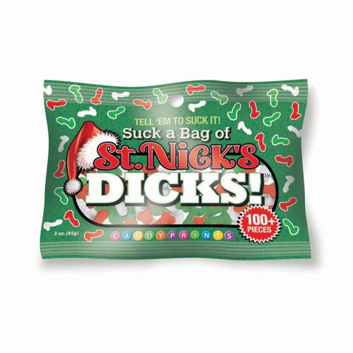 Bolsita de Dulces St. Nick's Dicks 3 oz. para Diversión Festiva