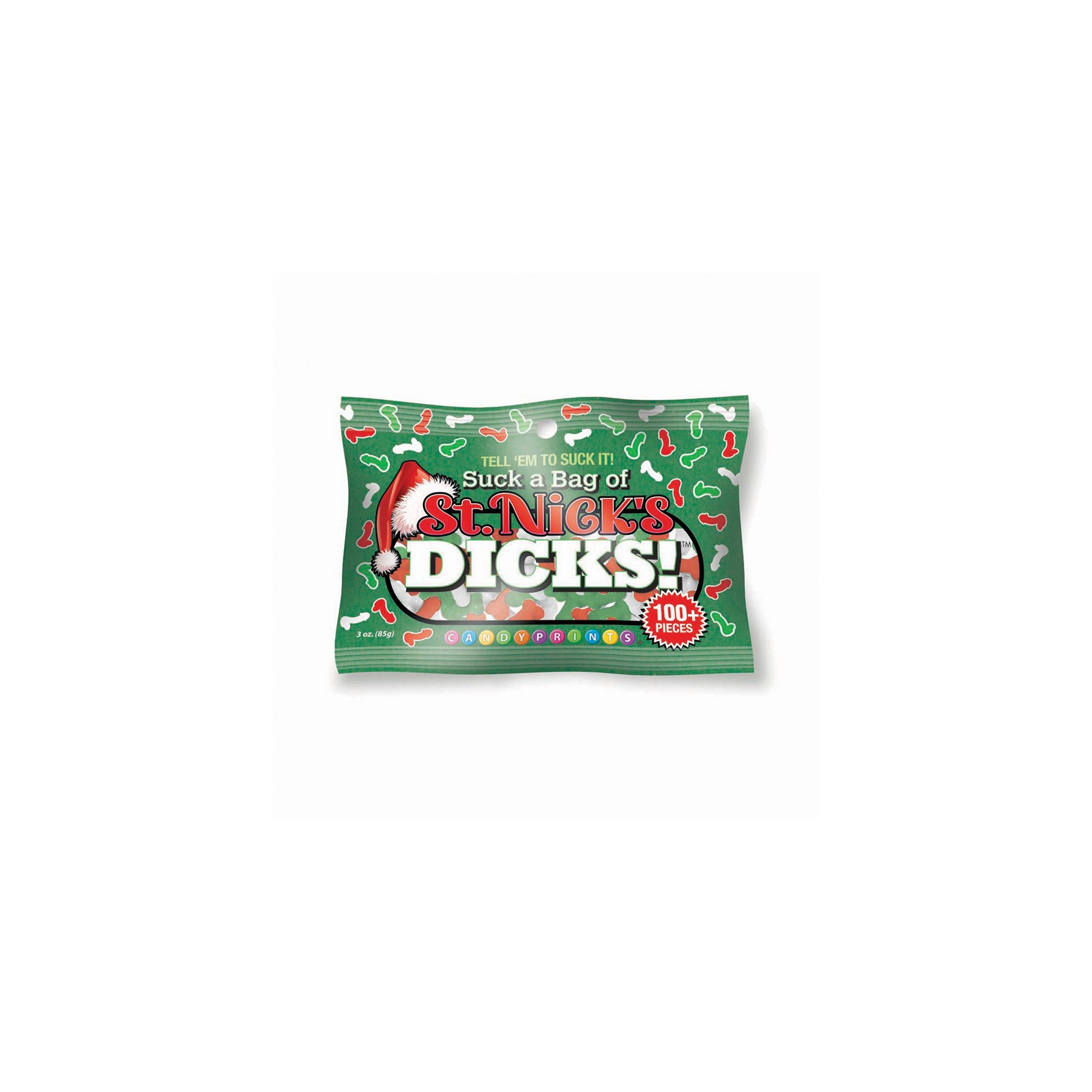 Bolsita de Dulces St. Nick's Dicks 3 oz. para Diversión Festiva