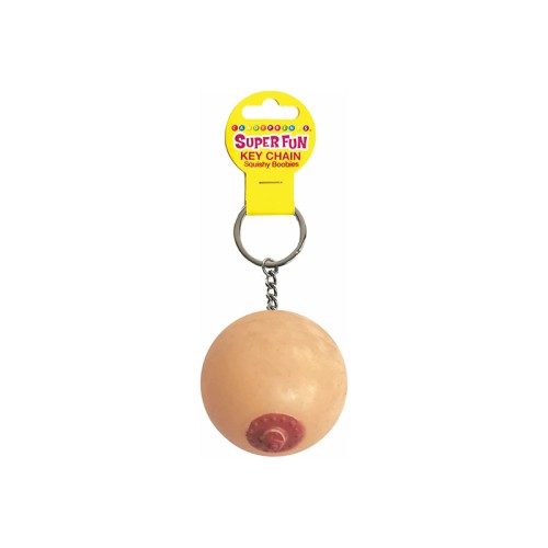 Super Fun Key Chain Squishy Boob