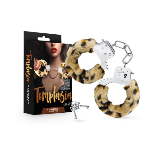 Temptasia Beginner Cuffs Leopard for Bondage Play