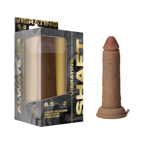 Shaft Vibrating Model J Silicone Dildo