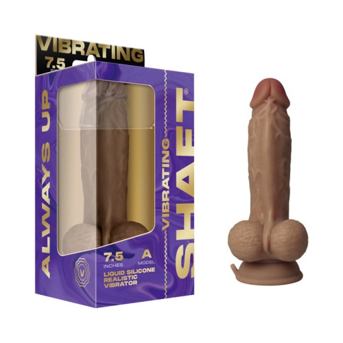 Shaft Vibrating Model A Dual Density Silicone Dildo