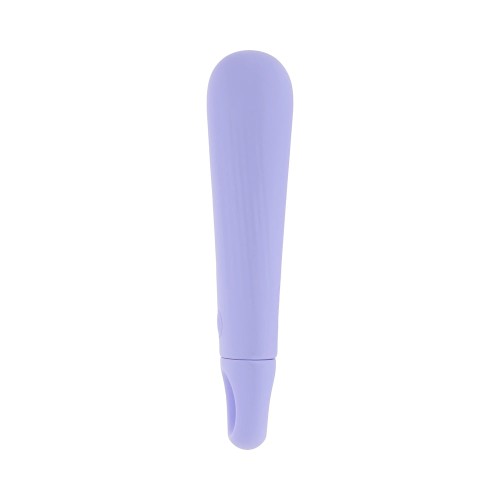 Evolved Tart Teaser Rechargeable Vibrating Wedge Silicone Purple