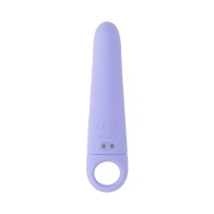 Evolved Tart Teaser Rechargeable Vibrating Wedge Silicone Purple