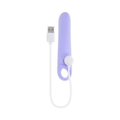 Evolved Tart Teaser Rechargeable Vibrating Wedge Silicone Purple