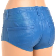 Strap U Booty Shorts with Silicone Dildo 6 in. Small