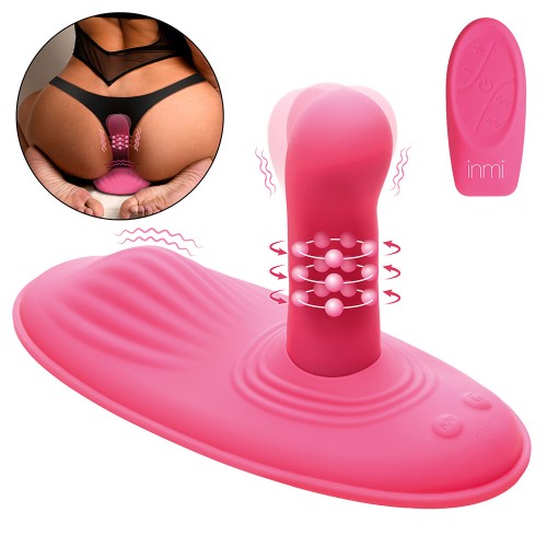 Inmi Spin 'N' Grind Rotating Vibrating Silicone Grinder for Ultimate Pleasure