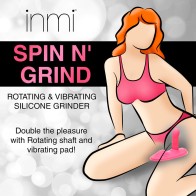 Grinder Silicona Rotativo y Vibrante Inmi Spin 'N' Grind para un Placer Inigualable