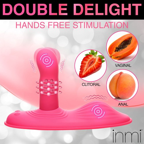 Inmi Spin 'N' Grind Rotating Vibrating Silicone Grinder for Ultimate Pleasure