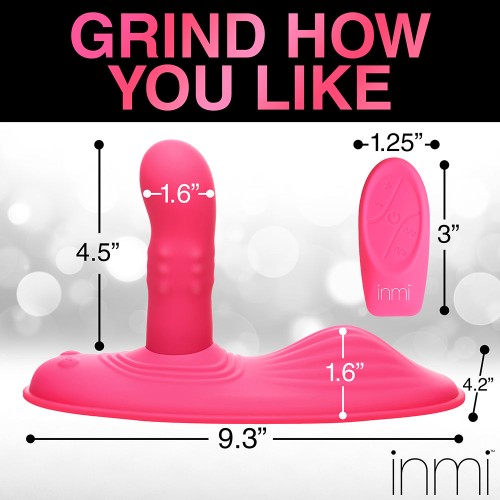 Inmi Spin 'N' Grind Rotating Vibrating Silicone Grinder for Ultimate Pleasure